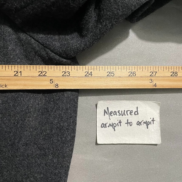 Vtg Eddie Bauer Womens Size XXL Charcoal Wool Angora Jacket Blazer Minimalist - Picture 9 of 13